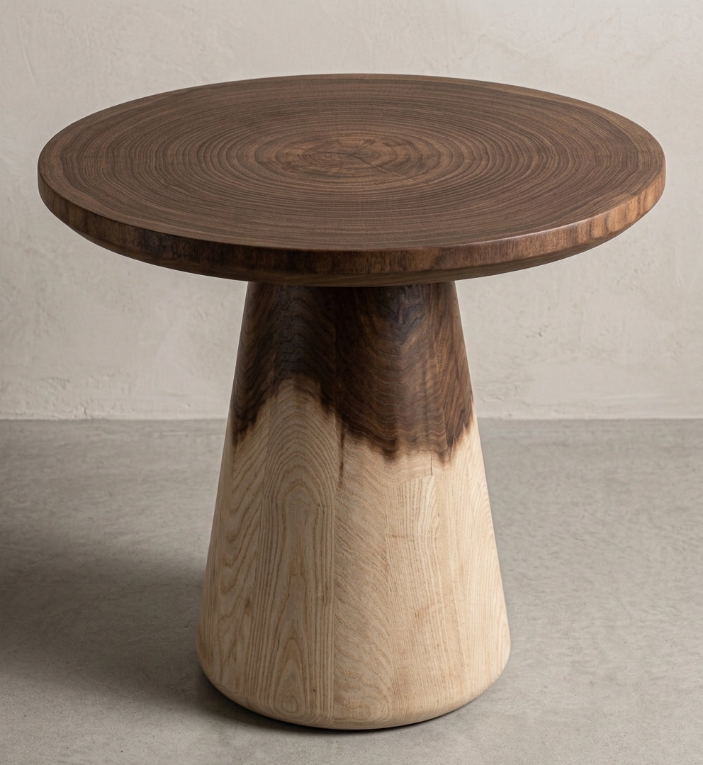 Suar stool Dulang Large – boho furniture handcrafted in Bali by BaliSouk (vue 2) – set of 2
