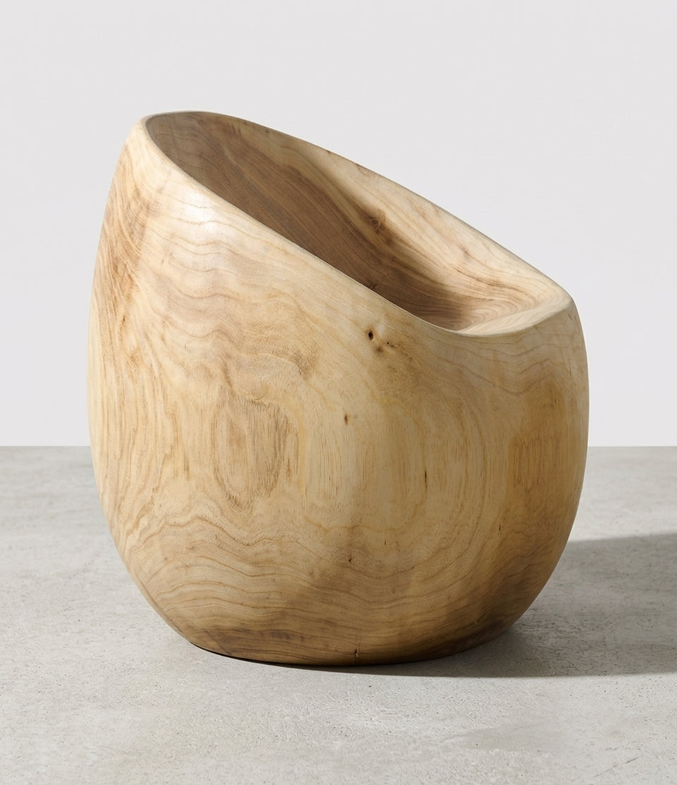Ball Teak Root Stool