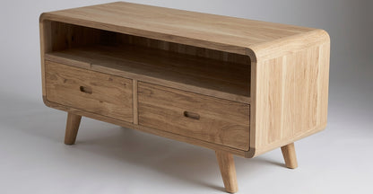Teak tv cabinet AD Plasma – boho furniture handcrafted in Bali by BaliSouk (vue 2)