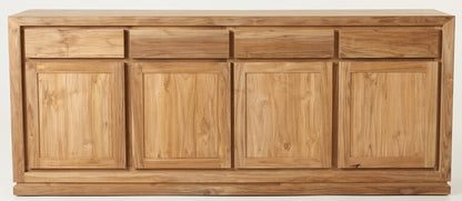 Teak tv cabinet Minimalis – boho furniture handcrafted in Bali by BaliSouk (vue 6)
