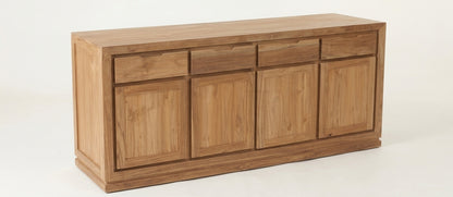 Teak tv cabinet Minimalis – boho furniture handcrafted in Bali by BaliSouk (vue 7)