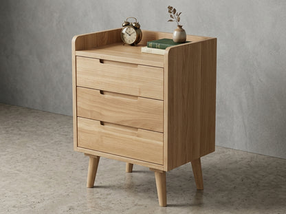 Teak bed side table Ryan – boho furniture handcrafted in Bali by BaliSouk (vue 4)