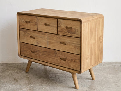 Teak chest of drawers Julie – boho furniture handcrafted in Bali by BaliSouk