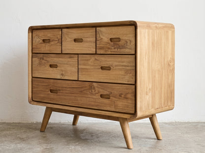 Teak chest of drawers Julie – boho furniture handcrafted in Bali by BaliSouk (vue 7)