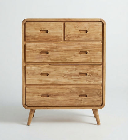 Teak chest of drawers Dompul – boho furniture handcrafted in Bali by BaliSouk (vue 4)