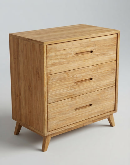 Teak chest of drawers Barto – boho furniture handcrafted in Bali by BaliSouk (vue 2)
