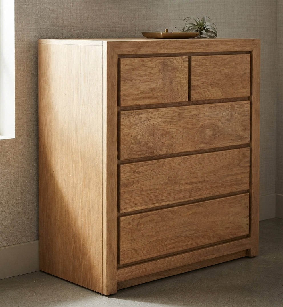 Teak chest of drawers Jepara – boho furniture handcrafted in Bali by BaliSouk (vue 5)