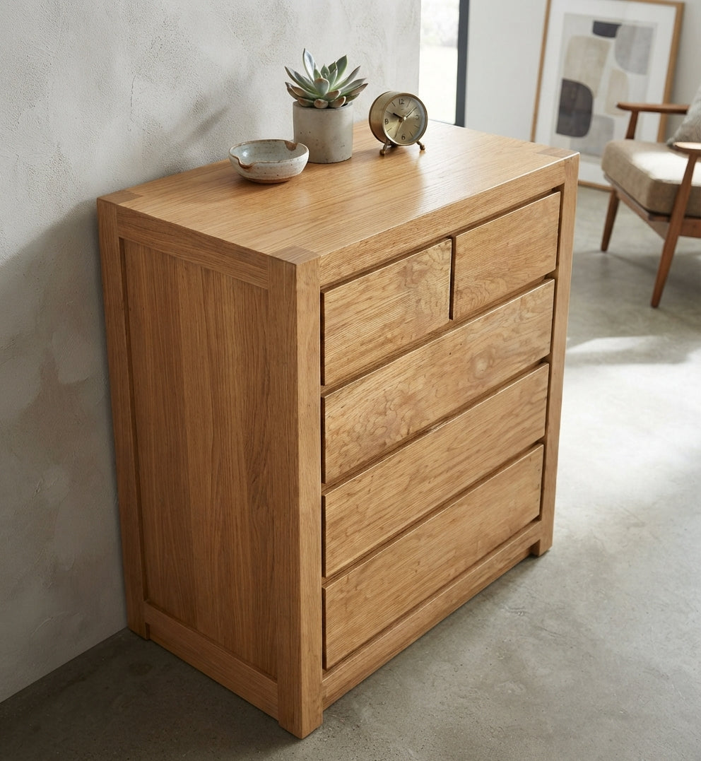 Teak chest of drawers Jepara – boho furniture handcrafted in Bali by BaliSouk (vue 6)
