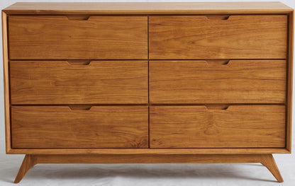 Teak chest of drawers Vigan – boho furniture handcrafted in Bali by BaliSouk (vue 2)