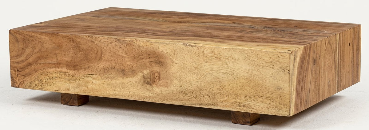 Suar coffee table Suar Block – boho furniture handcrafted in Bali by BaliSouk (vue 3)
