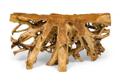 Teak Root console – boho furniture handcrafted in Bali by BaliSouk (vue 3)