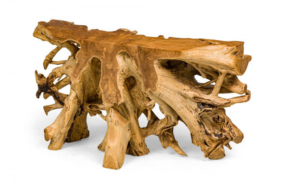 Teak Root console – boho furniture handcrafted in Bali by BaliSouk (vue 4)