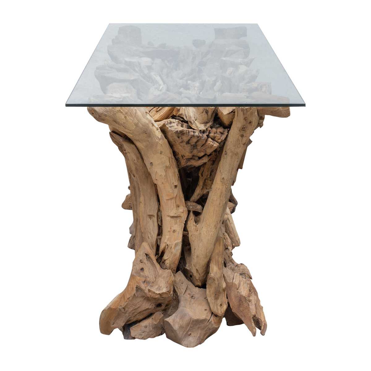 Driftwood console Patchwork Driftwood – boho furniture handcrafted in Bali by BaliSouk (vue 5)