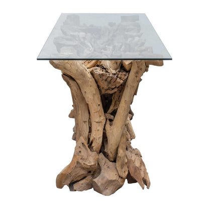 Driftwood console Patchwork Driftwood – boho furniture handcrafted in Bali by BaliSouk (vue 5)