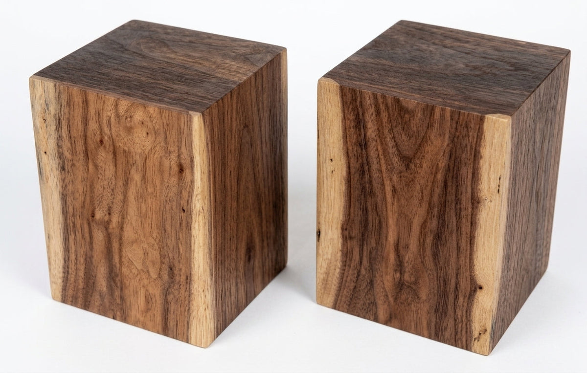 Suar stool Suar Block – boho furniture handcrafted in Bali by BaliSouk (vue 2) – set of 2
