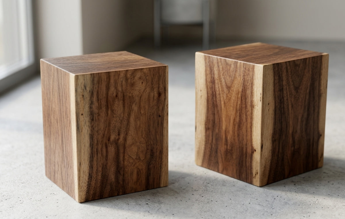 Suar stool Suar Block – boho furniture handcrafted in Bali by BaliSouk (vue 3)