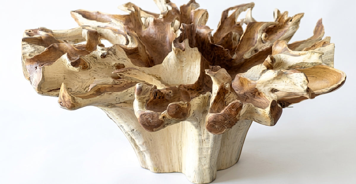 Teak Root dining table XL Teak Root – boho furniture handcrafted in Bali by BaliSouk