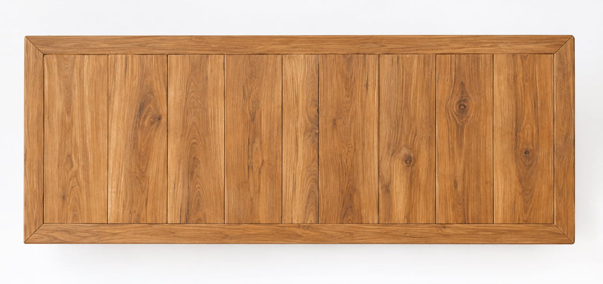 Teak coffee table Mooera – boho outdoor furniture handcrafted in Bali by BaliSouk (view 2)