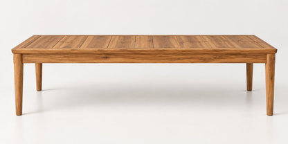Teak coffee table Mooera – boho outdoor furniture handcrafted in Bali by BaliSouk (view 3)