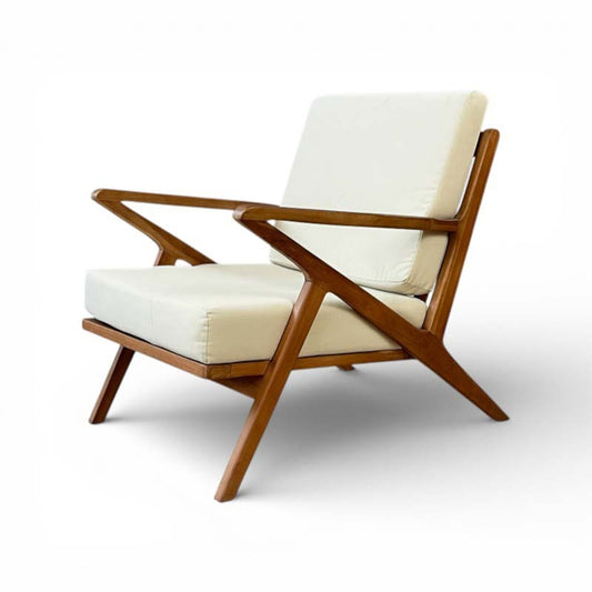 Teak garden sofa Delta Single – boho outdoor furniture handcrafted in Bali by BaliSouk (view 2)