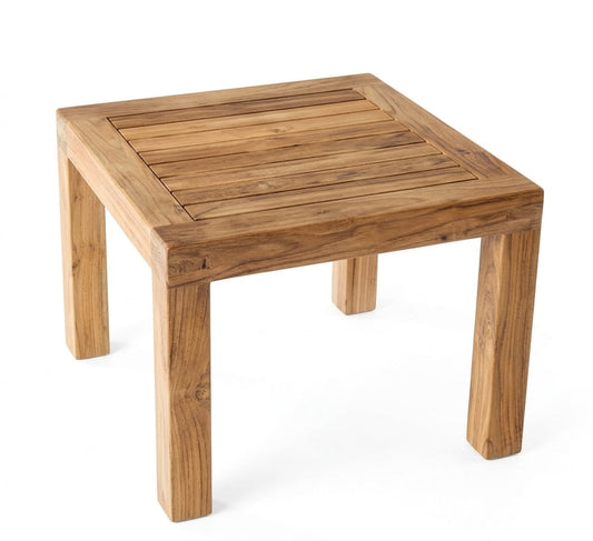 Teak coffee table Moko – boho outdoor furniture handcrafted in Bali by BaliSouk