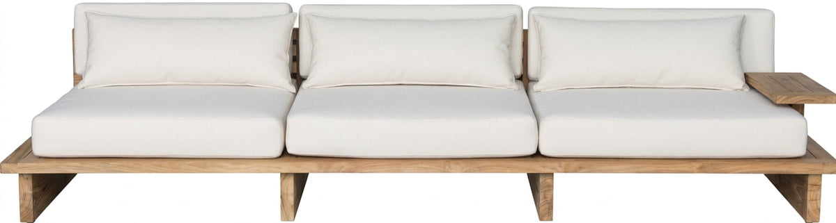 Teak side table MD Modular Sofa – boho outdoor furniture handcrafted in Bali by BaliSouk (view 2)