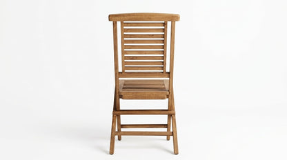 Teak garden chair Hampton – boho outdoor furniture handcrafted in Bali by BaliSouk (view 4) – set of 2