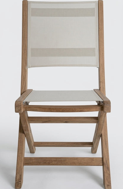 Teak garden chair Natural – boho outdoor furniture handcrafted in Bali by BaliSouk (view 10) – set of 2