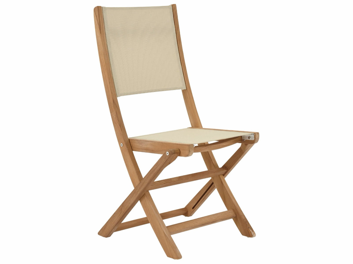 Teak garden chair Natural – boho outdoor furniture handcrafted in Bali by BaliSouk – set of 2