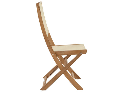 Teak garden chair Natural – boho outdoor furniture handcrafted in Bali by BaliSouk (view 3) – set of 2