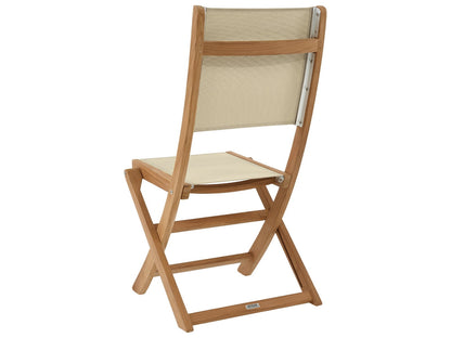 Teak garden chair Natural – boho outdoor furniture handcrafted in Bali by BaliSouk (view 4) – set of 2
