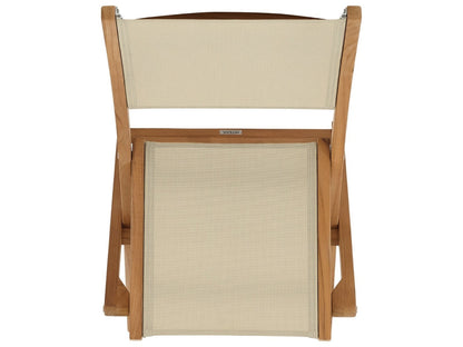 Teak garden chair Natural – boho outdoor furniture handcrafted in Bali by BaliSouk (view 6) – set of 2