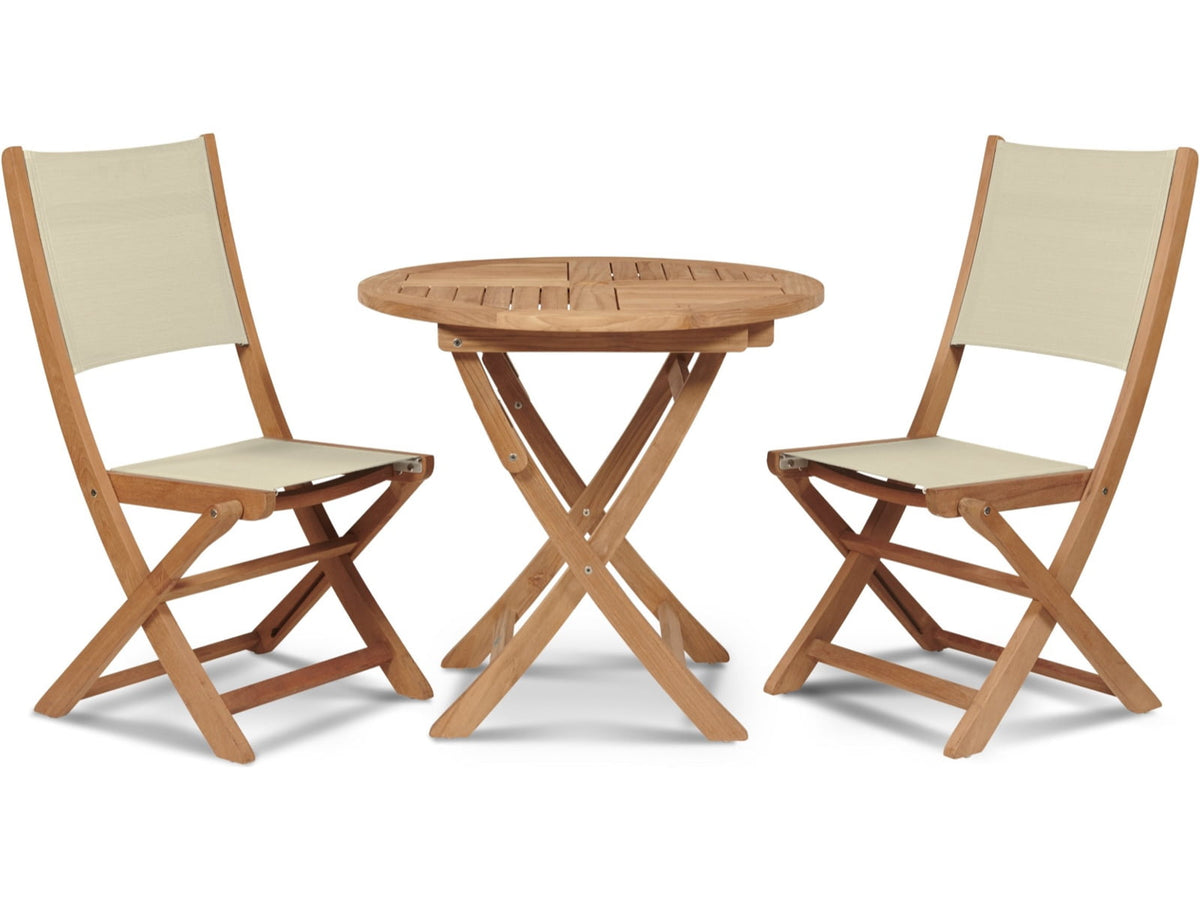 Teak garden chair Natural – boho outdoor furniture handcrafted in Bali by BaliSouk (view 7) – set of 2