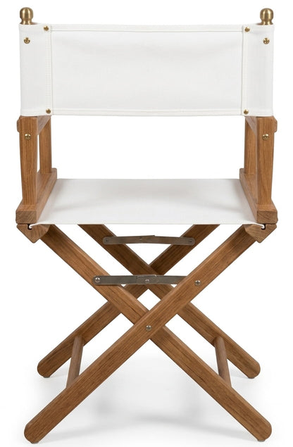 Teak garden chair Director – boho outdoor furniture handcrafted in Bali by BaliSouk (view 4) – set of 2