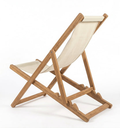 Teak garden chair Chili Folding – boho outdoor furniture handcrafted in Bali by BaliSouk (view 5) – set of 2