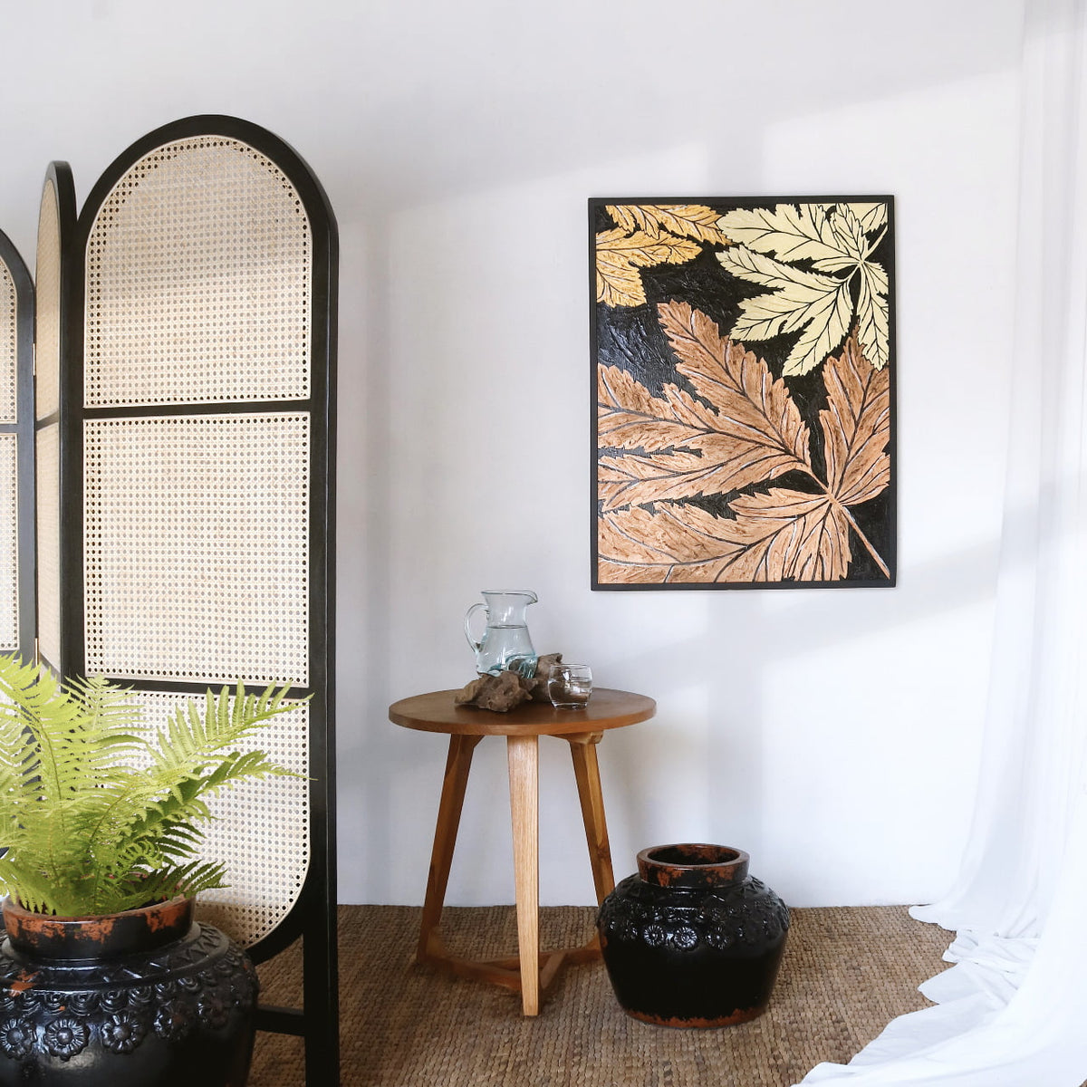 Lanca painting by BaliSouk – boho decor made in Bali