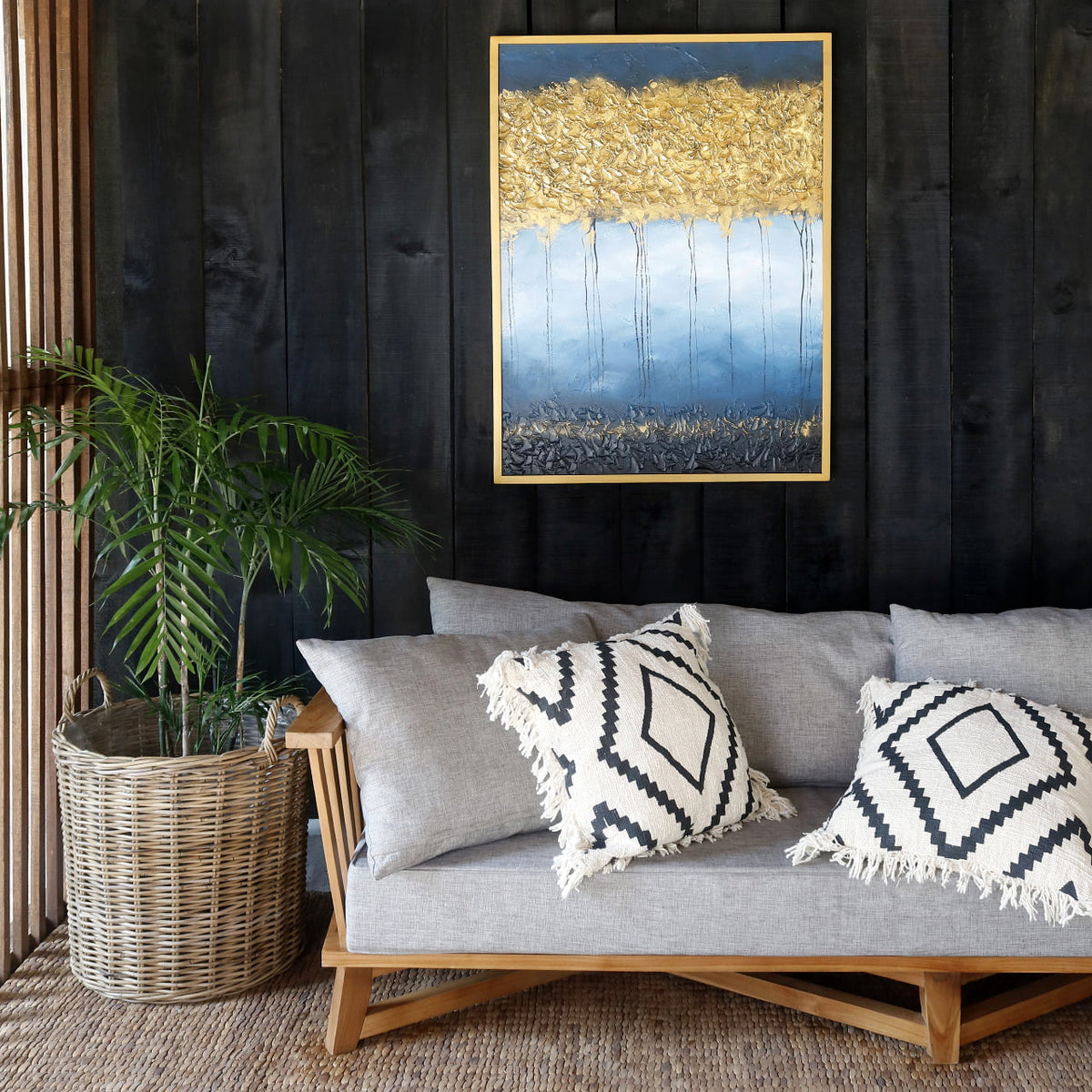 Lanca painting by BaliSouk – boho decor made in Bali