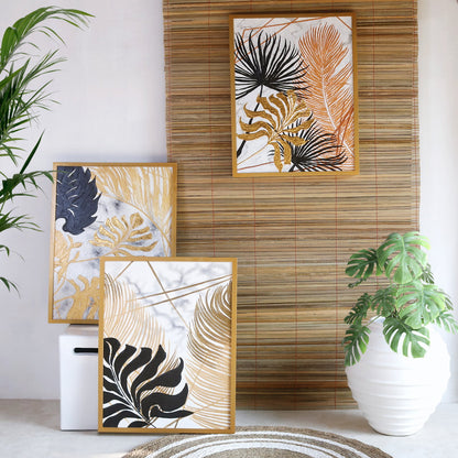 Wooden painting – Lanca, natural natural materials in boho style