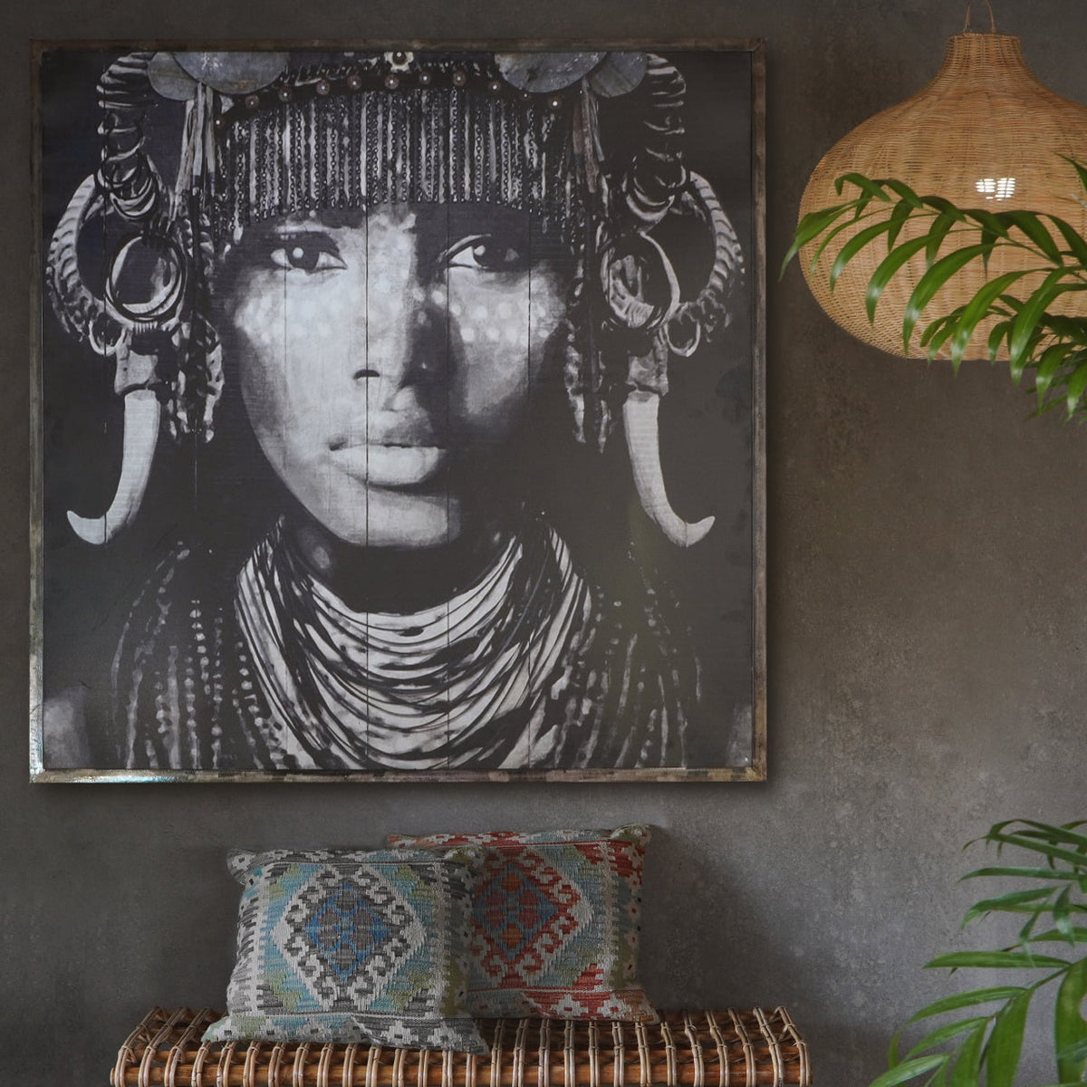 The Layla wall decoration – natural materials, boho decor handmade in Bali
