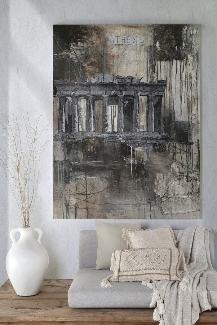 Bali Furniture – Athens Painting – The Athens Painting offers a calm, colle