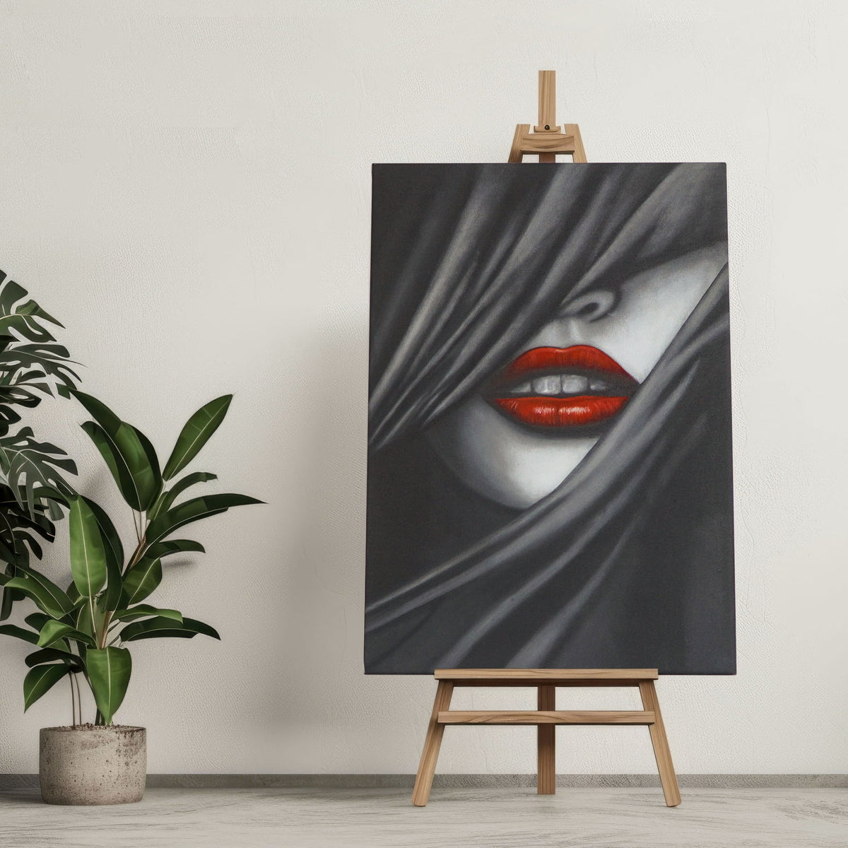 Canvas painting Halima – boho decor handcrafted in Bali by BaliSouk