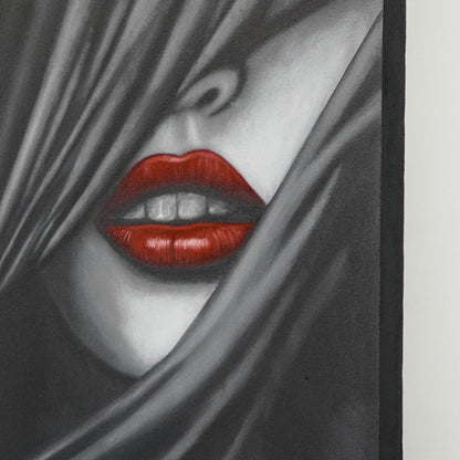 Canvas painting Halima – boho decor, handwoven and handmade in Bali