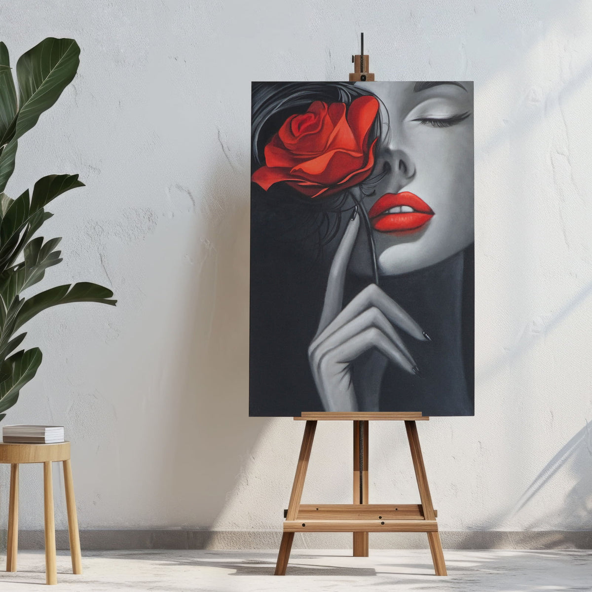 Halima painting by BaliSouk – boho decor made in Bali