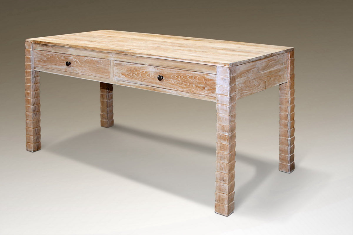 China writing desk in natural materials – handmade boho furniture from Bali