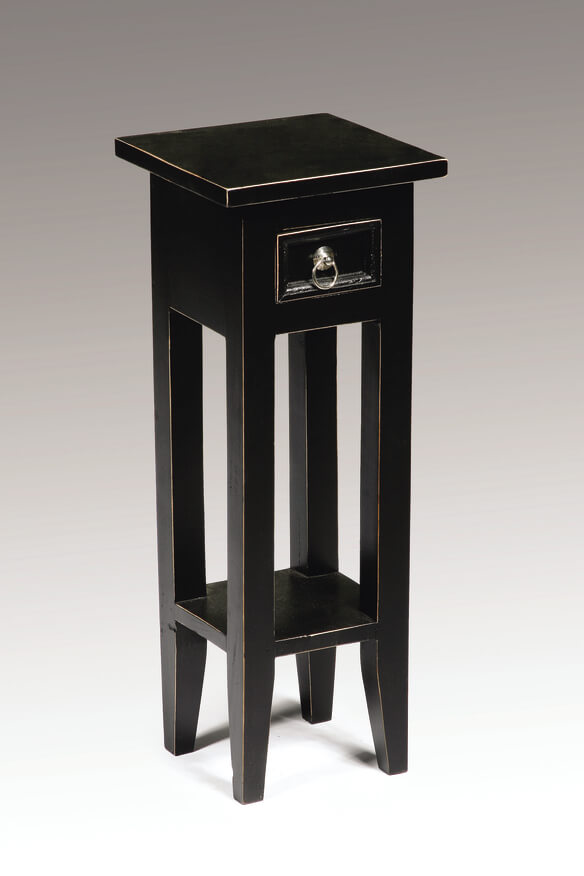 Orkney Pedestal Black Antique