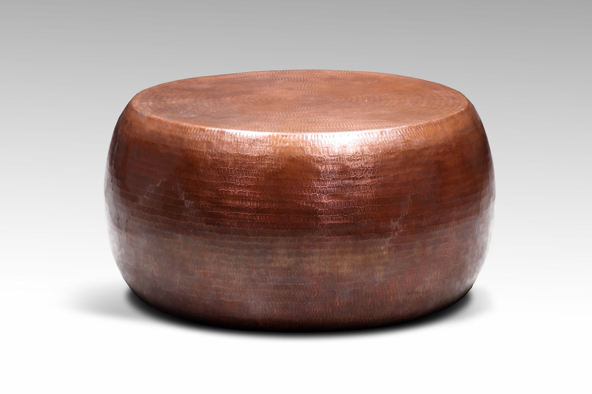 Copper coffee table – Simon – boho furniture handmade in Bali by BaliSouk