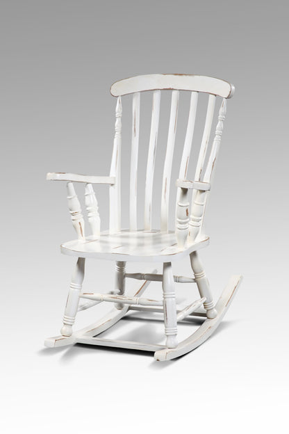 Teak rocking chair – El Nino – boho furniture handmade in Bali by BaliSouk