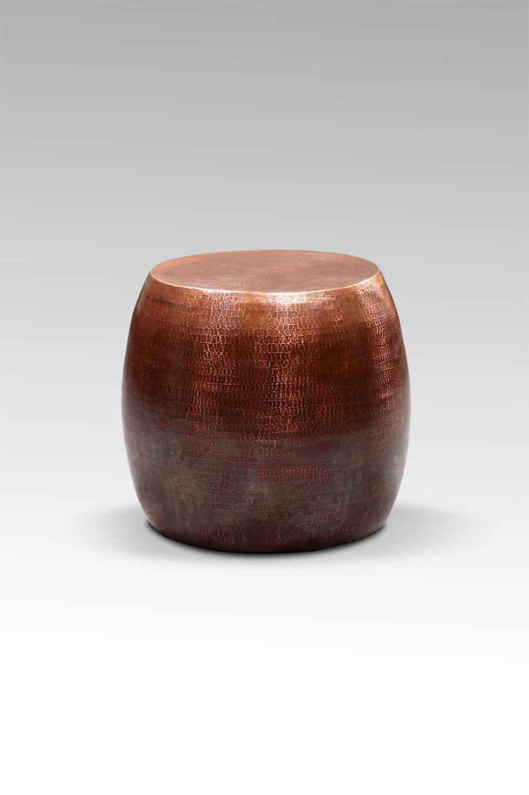 Copper stool Simon – boho furniture handcrafted in Bali by BaliSouk