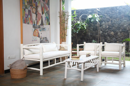Teak branch sofa Kristiansand – handmade in Bali, boho style