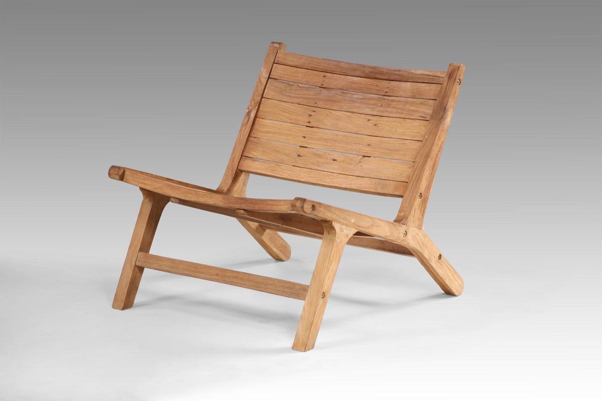 Handmade teak chair – the Catamia, boho furniture made in Bali